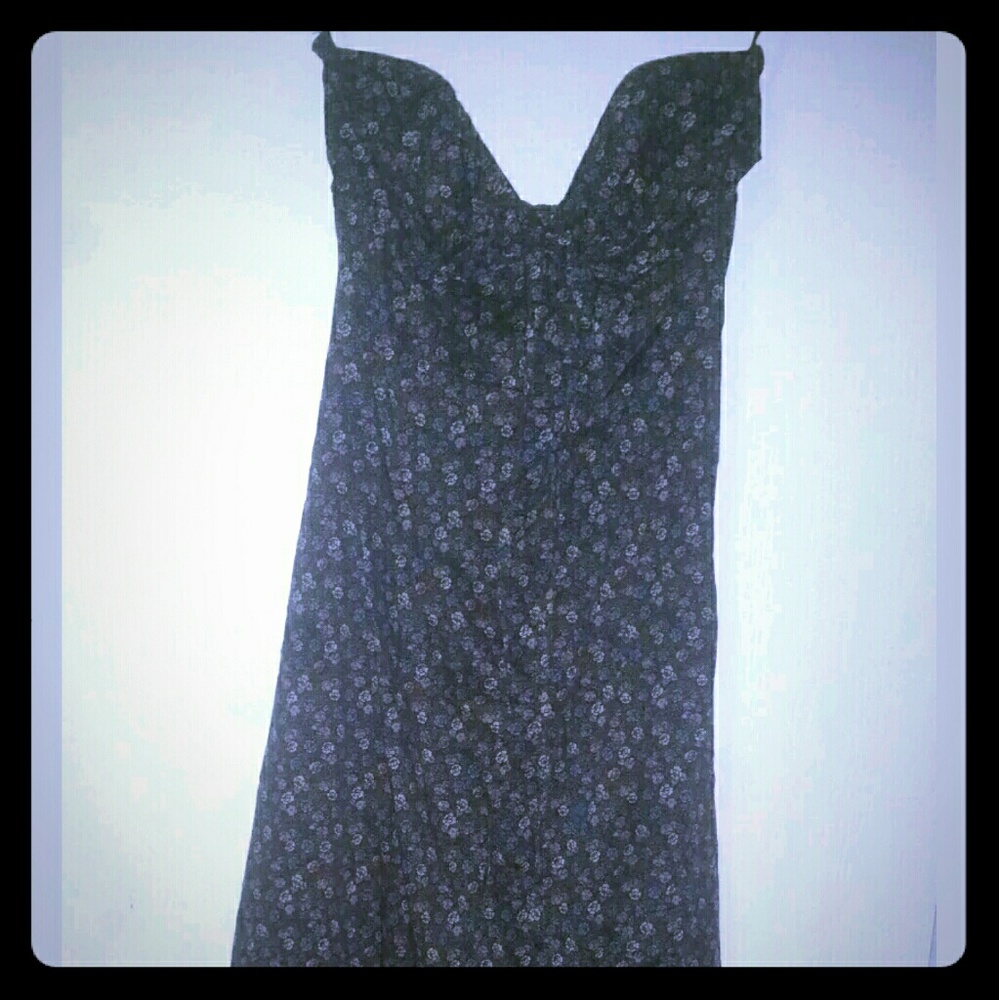 COPY - Victoria secret strapless floral dress size M